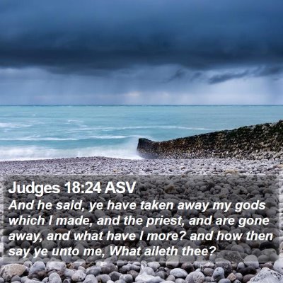 Judges 18:24 ASV Bible Verse Image