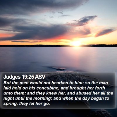 Judges 19:25 ASV Bible Verse Image