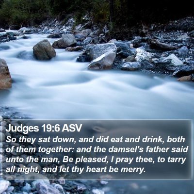 Judges 19:6 ASV Bible Verse Image