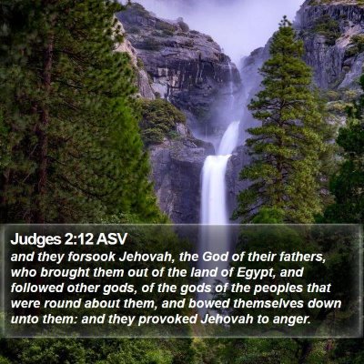 Judges 2:12 ASV Bible Verse Image