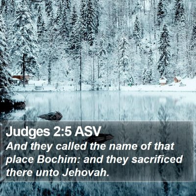 Judges 2:5 ASV Bible Verse Image