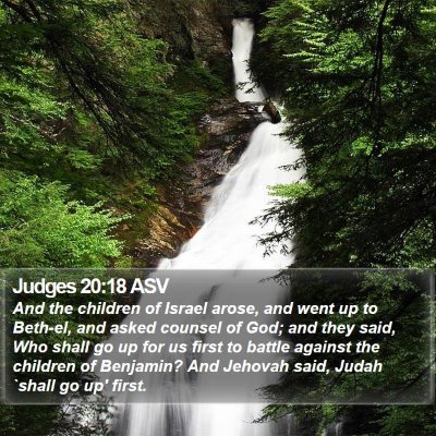 Judges 20:18 ASV Bible Verse Image