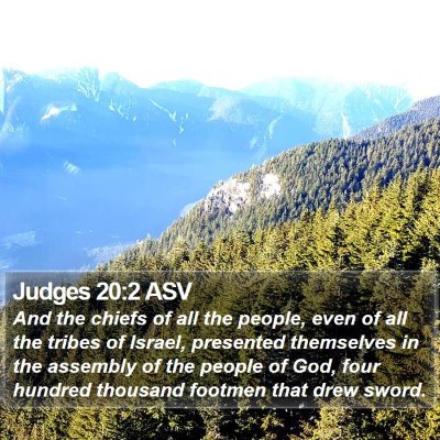 Judges 20:2 ASV Bible Verse Image
