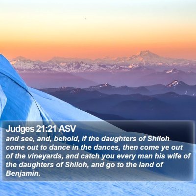 Judges 21:21 ASV Bible Verse Image