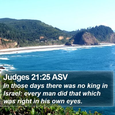 Judges 21:25 ASV Bible Verse Image