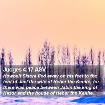 Judges 4:17 ASV Bible Verse Image