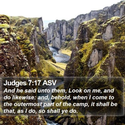 Judges 7:17 ASV Bible Verse Image