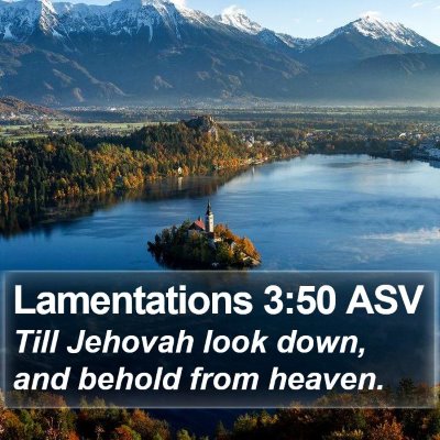Lamentations 3:50 ASV Bible Verse Image