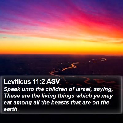 Leviticus 11:2 ASV Bible Verse Image