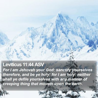 Leviticus 11:44 ASV Bible Verse Image