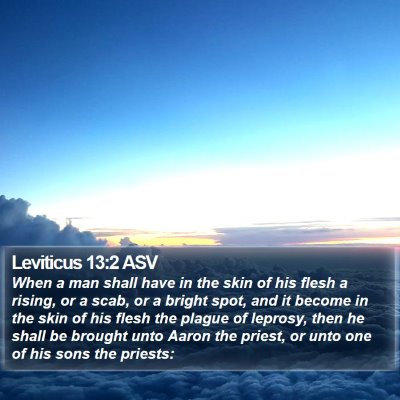 Leviticus 13:2 ASV Bible Verse Image