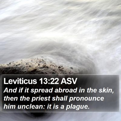 Leviticus 13:22 ASV Bible Verse Image