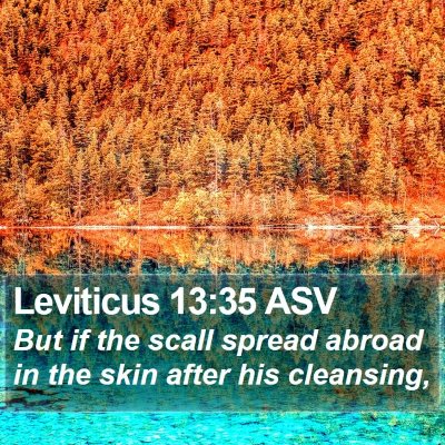 Leviticus 13:35 ASV Bible Verse Image