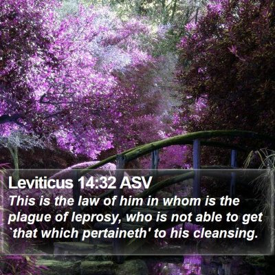 Leviticus 14:32 ASV Bible Verse Image