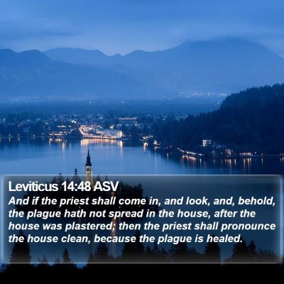 Leviticus 14:48 ASV Bible Verse Image