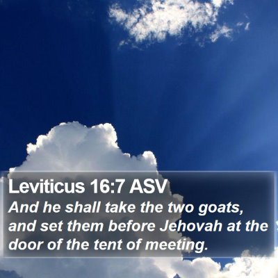 Leviticus 16:7 ASV Bible Verse Image