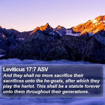 Leviticus 17:7 ASV Bible Verse Image