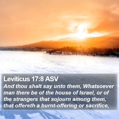 Leviticus 17:8 ASV Bible Verse Image