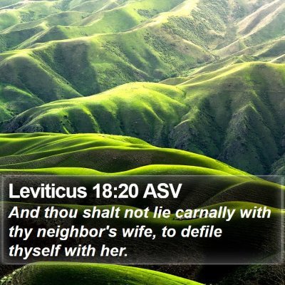 Leviticus 18:20 ASV Bible Verse Image