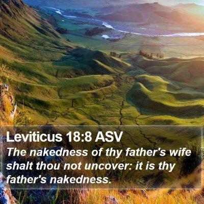 Leviticus 18:8 ASV Bible Verse Image