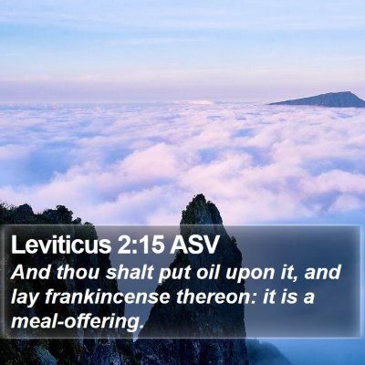 Leviticus 2:15 ASV Bible Verse Image