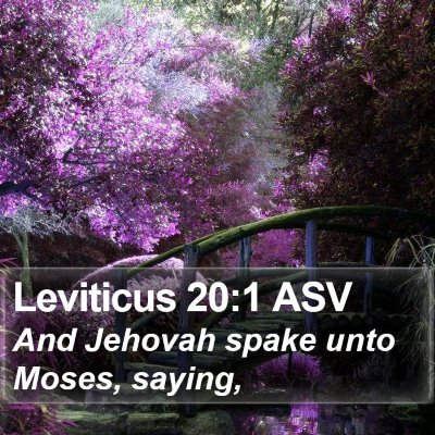 Leviticus 20:1 ASV Bible Verse Image