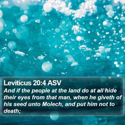 Leviticus 20:4 ASV Bible Verse Image