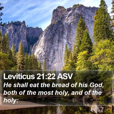 Leviticus 21:22 ASV Bible Verse Image
