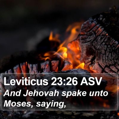 Leviticus 23:26 ASV Bible Verse Image