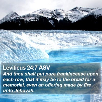 Leviticus 24:7 ASV Bible Verse Image