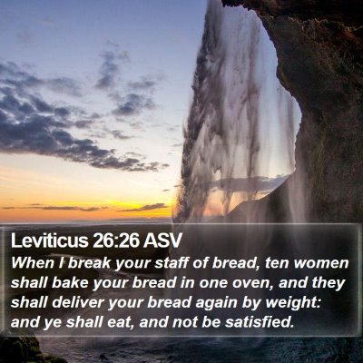 Leviticus 26:26 ASV Bible Verse Image