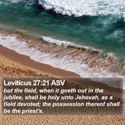 Leviticus 27:21 ASV Bible Verse Image