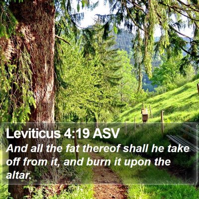 Leviticus 4:19 ASV Bible Verse Image