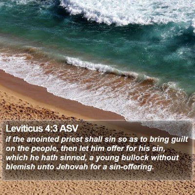 Leviticus 4:3 ASV Bible Verse Image