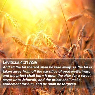 Leviticus 4:31 ASV Bible Verse Image
