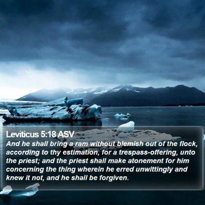 Leviticus 5:18 ASV Bible Verse Image