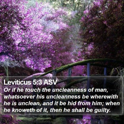 Leviticus 5:3 ASV Bible Verse Image