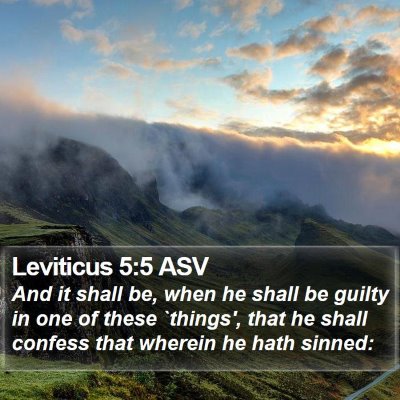 Leviticus 5:5 ASV Bible Verse Image