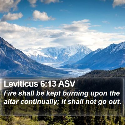 Leviticus 6:13 ASV Bible Verse Image