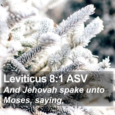 Leviticus 8:1 ASV Bible Verse Image