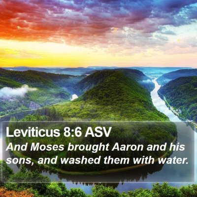 Leviticus 8:6 ASV Bible Verse Image