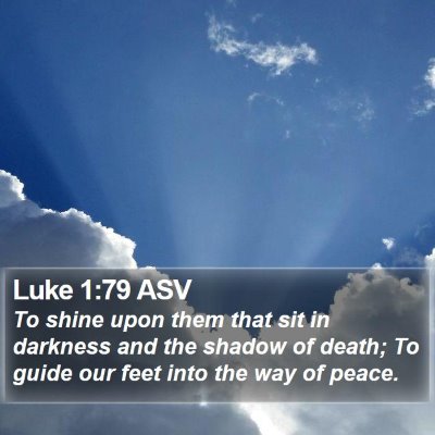 Luke 1:79 ASV Bible Verse Image