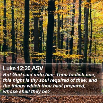 Luke 12:20 ASV Bible Verse Image