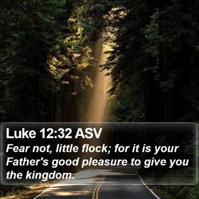 Luke 12:32 ASV Bible Verse Image