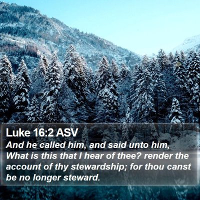 Luke 16:2 ASV Bible Verse Image