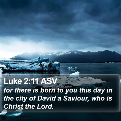 Luke 2:11 ASV Bible Verse Image
