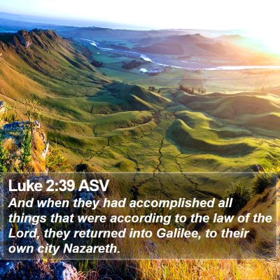 Luke 2:39 ASV Bible Verse Image
