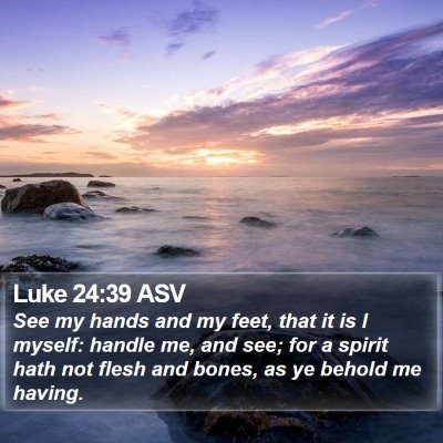 Luke 24:39 ASV Bible Verse Image