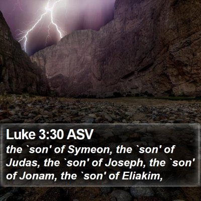 Luke 3:30 ASV Bible Verse Image