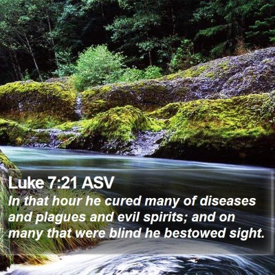 Luke 7:21 ASV Bible Verse Image